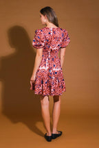 EXCEPTIONAL STATUS WOVEN MINI DRESS Flying Tomato