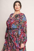 FLORAL BLISS WOVEN MINI DRESS Flying Tomato