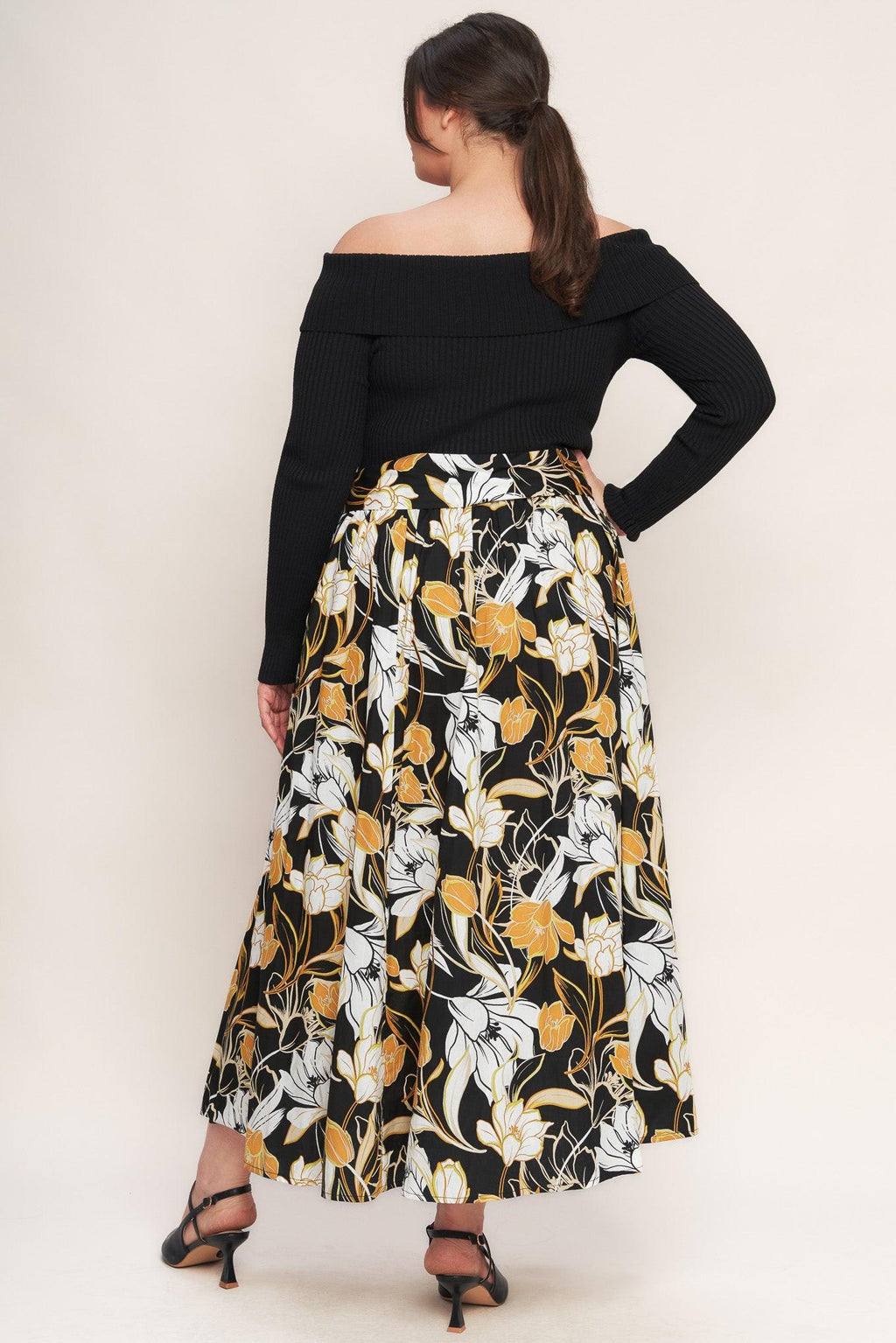 TWIST ON TIMELESS WOVEN MIDI DRESS Flying Tomato