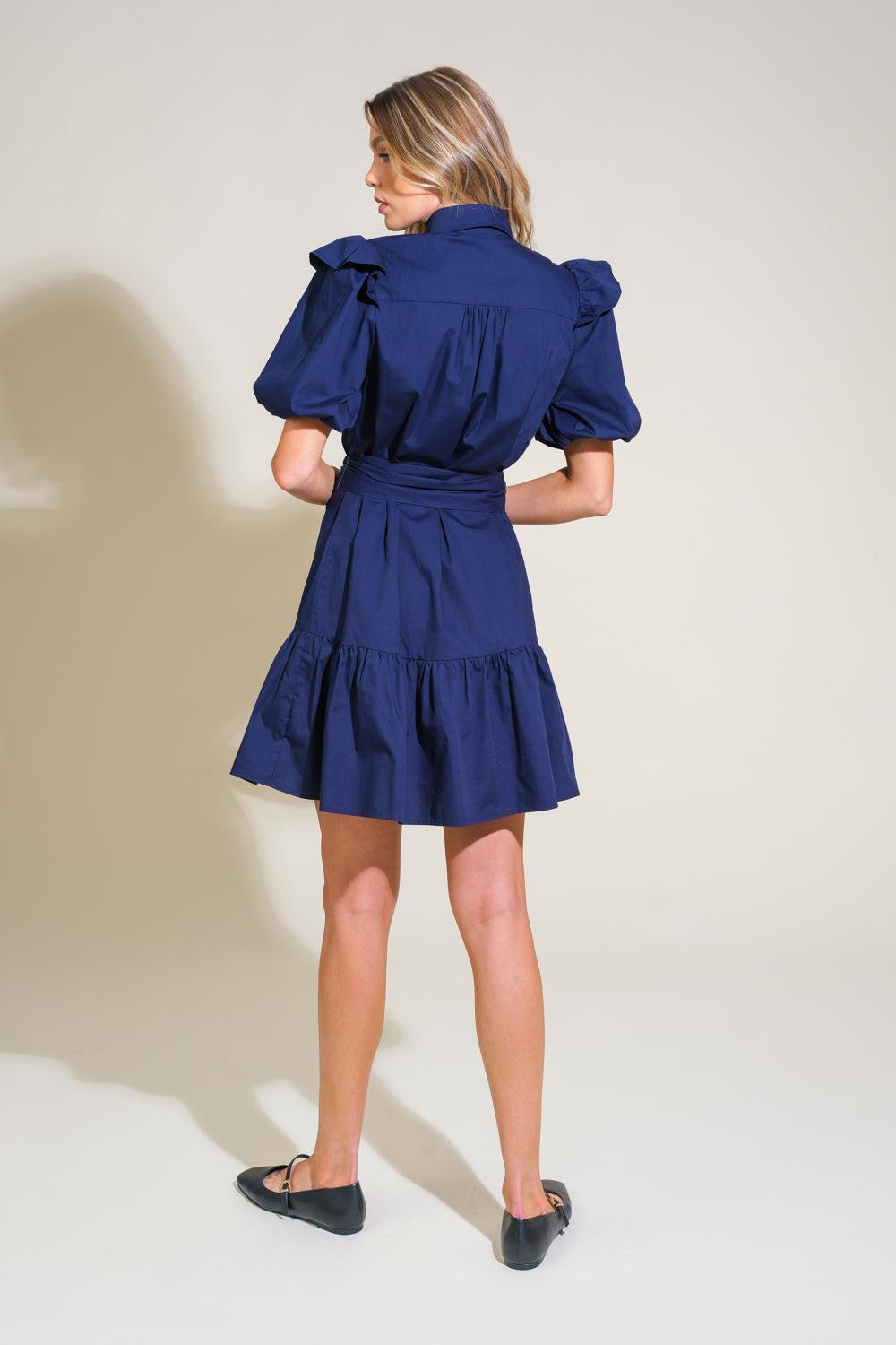IRIDESCENT DREAM WOVEN MINI DRESS Flying Tomato