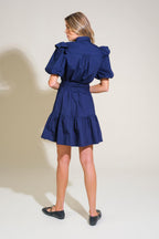 IRIDESCENT DREAM WOVEN MINI DRESS Flying Tomato
