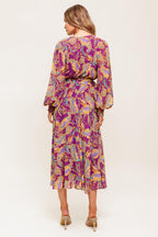 GOING WITH ELEGANCE WOVEN MIDI DRESS Flying Tomato