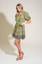 PURE SERENITY WOVEN MINI DRESS Flying Tomato