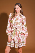 DESERT DAWN WOVEN MINI DRESS Flying Tomato