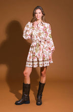 DESERT DAWN WOVEN MINI DRESS Flying Tomato