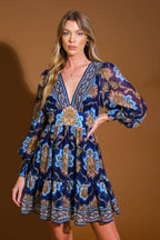 SO DELIGHTED WOVEN MINI DRESS Flying Tomato