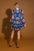SO DELIGHTED WOVEN MINI DRESS Flying Tomato