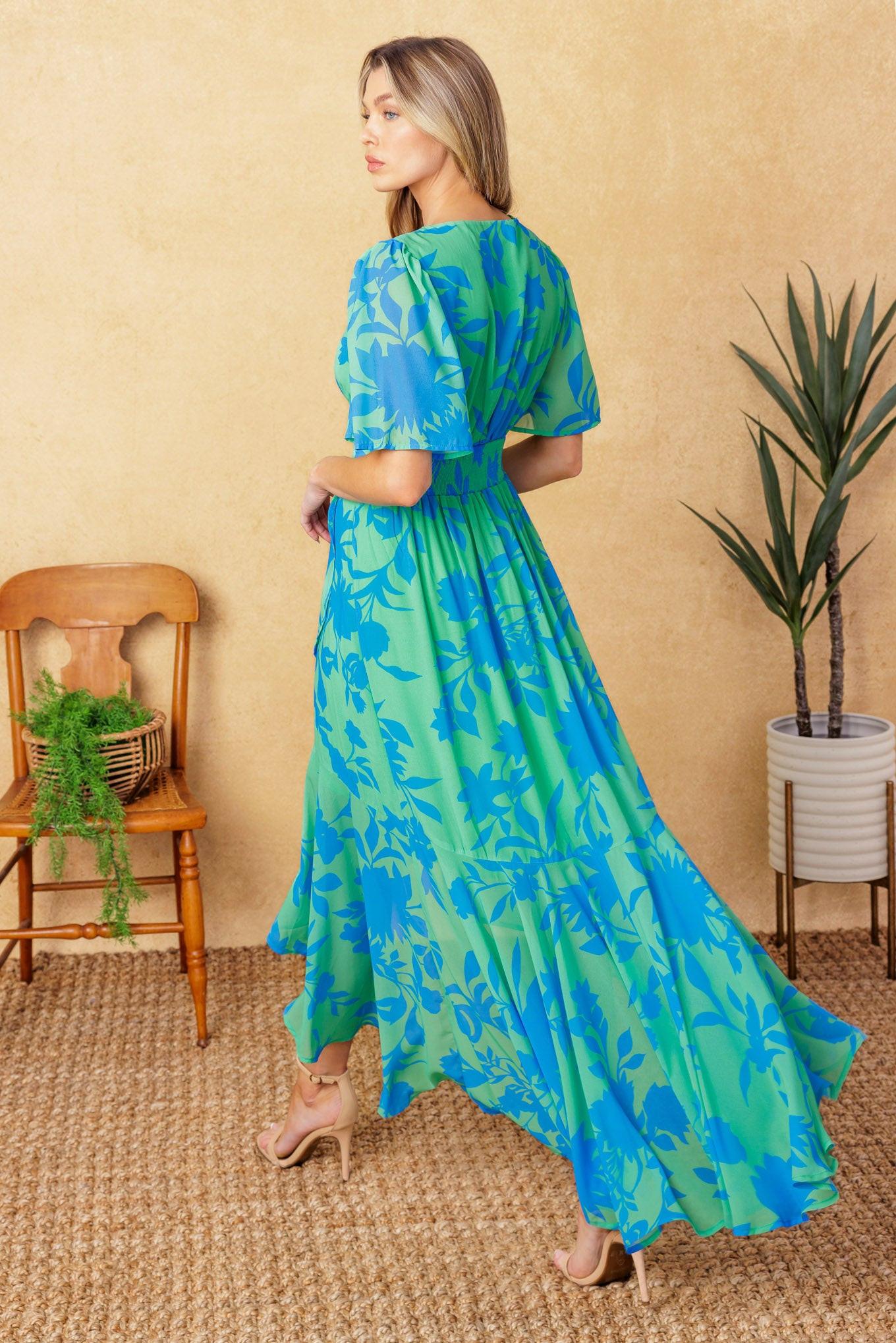 FOREVER DAYDREAMING WOVEN MIDI DRESS Flying Tomato