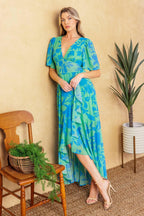 FOREVER DAYDREAMING WOVEN MIDI DRESS Flying Tomato