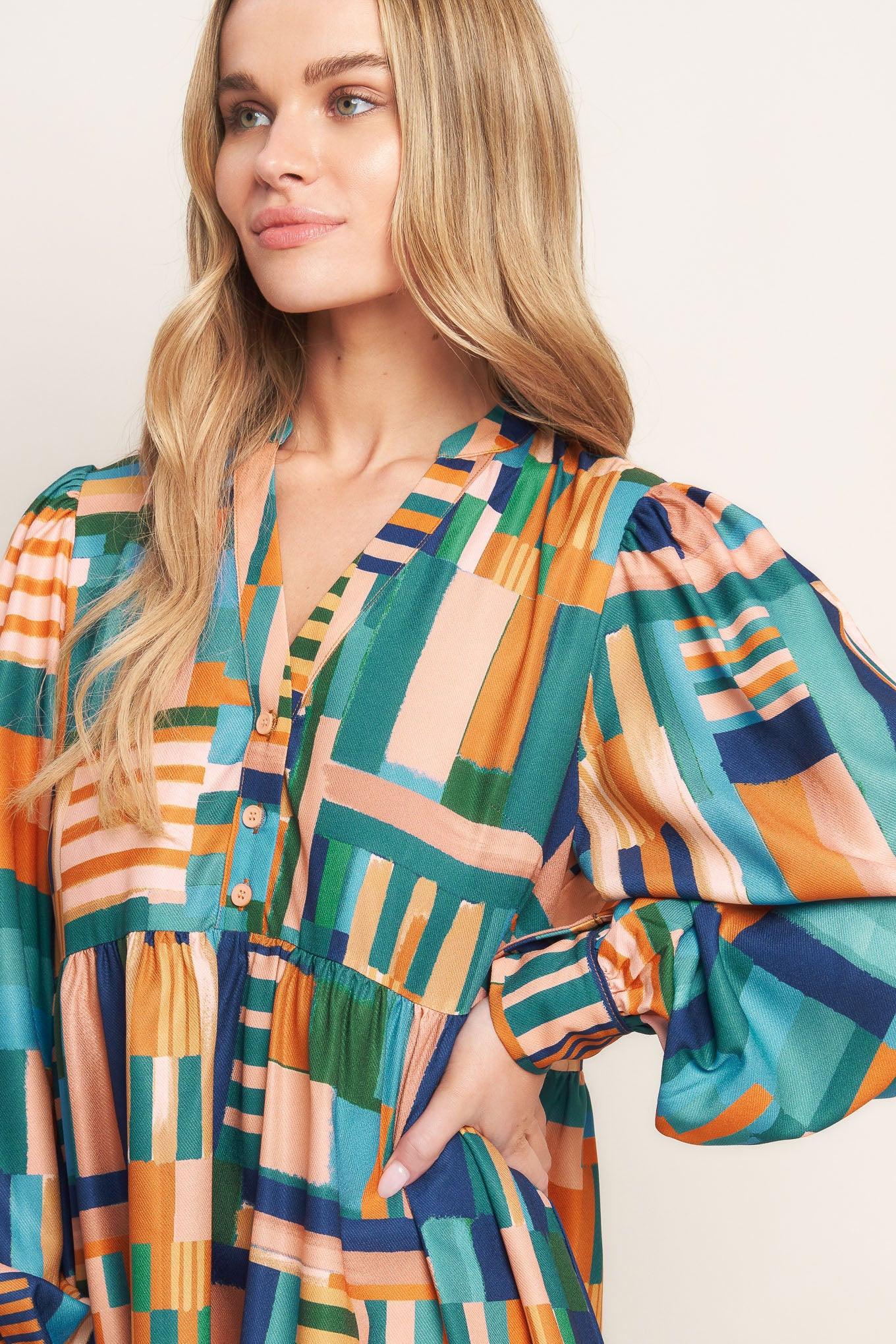 EFFORTLESS SELECTION WOVEN MINI DRESS Flying Tomato