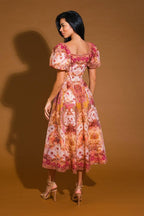 FOR GOOD WOVEN MIDI DRESS Flying Tomato