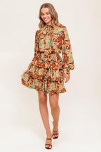 SECRET CRUSH WOVEN MINI DRESS Flying Tomato