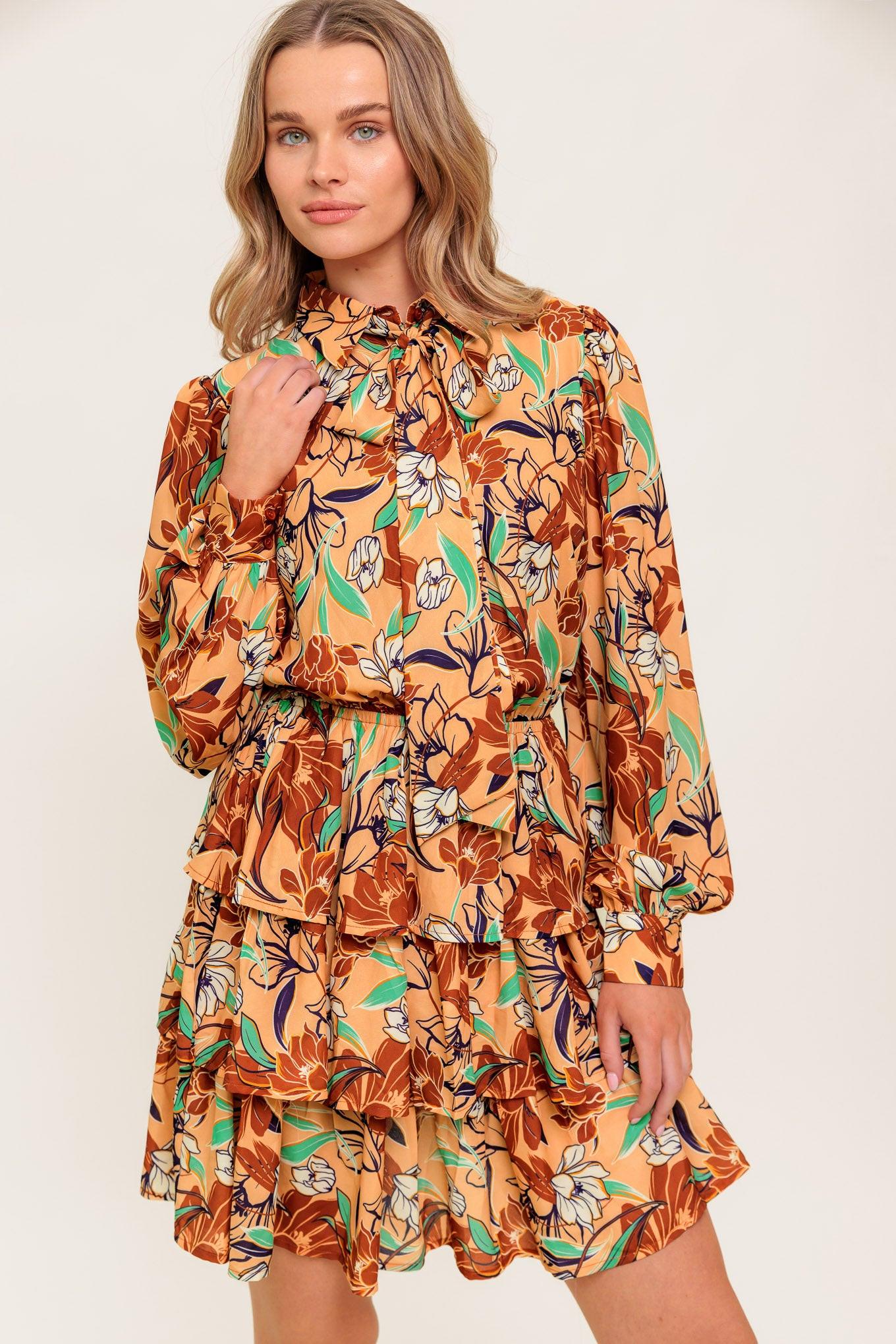 SECRET CRUSH WOVEN MINI DRESS Flying Tomato