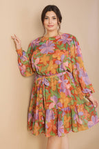 MUTED GARDEN WOVEN MINI DRESS Flying Tomato