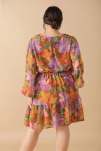 MUTED GARDEN WOVEN MINI DRESS Flying Tomato