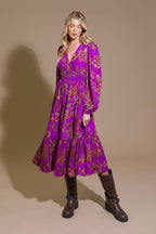 ELEGANTLY ELEVATED WOVEN MIDI DRESS Flying Tomato