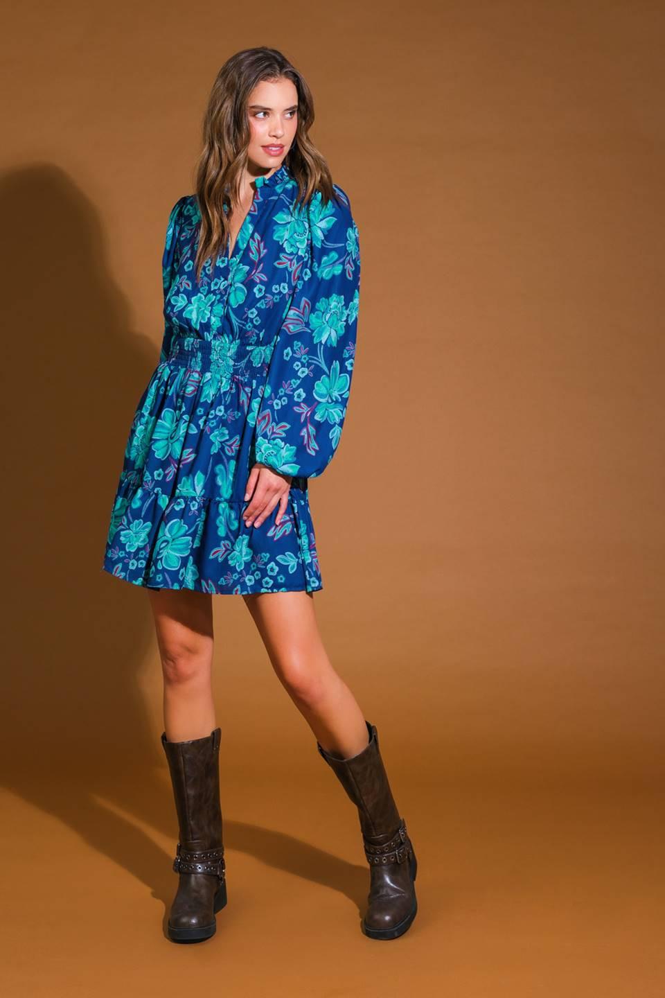 EMPHATICALLY ADORABLE WOVEN MINI DRESS Flying Tomato