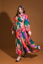 HONEY HUG WOVEN MAXI DRESS Flying Tomato