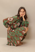 WILD TERRACOTTA WOVEN MINI DRESS Flying Tomato