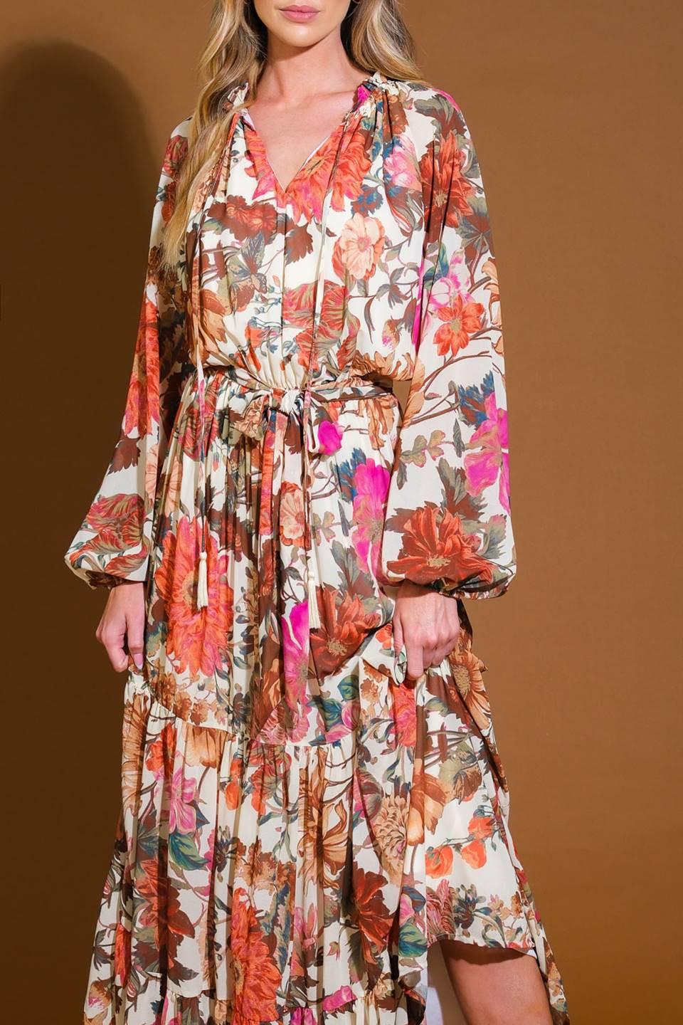 LIVIN' MY BEST LIFE WOVEN MAXI DRESS Flying Tomato