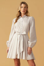 BEAUTY & STYLE WOVEN MINI DRESS Flying Tomato