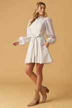 BEAUTY & STYLE WOVEN MINI DRESS Flying Tomato