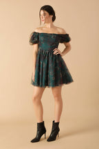 BE GOOD TO ME WOVEN ORGANZA DRESS Flying Tomato