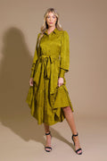 TOTAL APPEAL WOVEN JACQUARD MIDI DRESS Flying Tomato