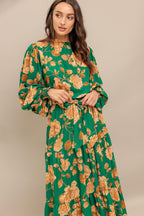 SONGS ABOUT YOU WOVEN MIDI DRESS Flying Tomato
