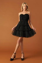 ONE THING AT A TIME WOVEN MINI DRESS Flying Tomato