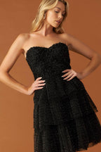 ONE THING AT A TIME WOVEN MINI DRESS Flying Tomato