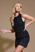 LOVE SWEPT WOVEN MINI DRESS Flying Tomato