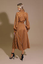 FOREVER YOUR GIRL WOVEN MIDI DRESS Flying Tomato