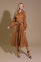 FOREVER YOUR GIRL WOVEN MIDI DRESS Flying Tomato