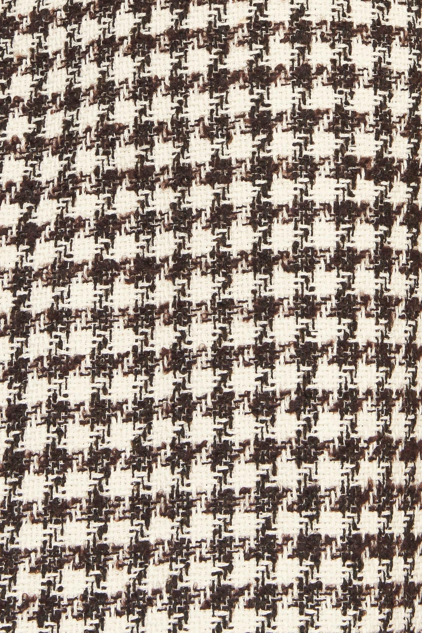ELEGANT CHECK TWEED MINI DRESS Flying Tomato