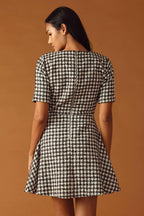 FALLING INTO PLACE TWEED MINI DRESS Flying Tomato