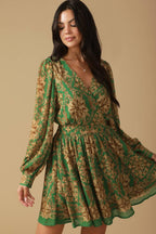 GOT ME WONDERING WOVEN MINI DRESS Flying Tomato