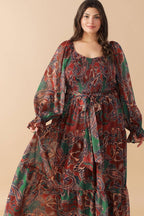 DARLING SENSATION WOVEN MAXI DRESS Flying Tomato