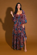 DARLING SENSATION WOVEN MAXI DRESS Flying Tomato