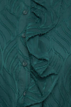 EMERALD WHISPER WOVEN MIDI DRESS Flying Tomato