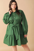AESTHETIC POSE WOVEN MINI DRESS Flying Tomato
