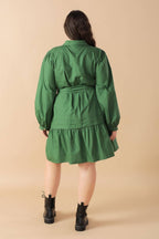 AESTHETIC POSE WOVEN MINI DRESS Flying Tomato