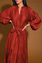 PERFECT POTENTIAL WOVEN MAXI DRESS Flying Tomato