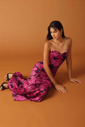 FALLING INTO PLACE VELVET MAXI DRESS Flying Tomato