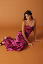 FALLING INTO PLACE VELVET MAXI DRESS Flying Tomato