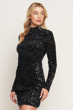 WHIMS OF FATE SEQUIN MINI DRESS Flying Tomato