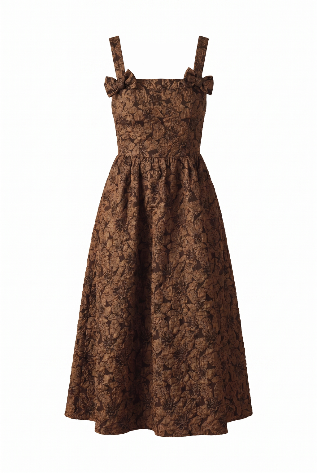 LOST IN TIME WOVEN MIDI DRESS Flying Tomato