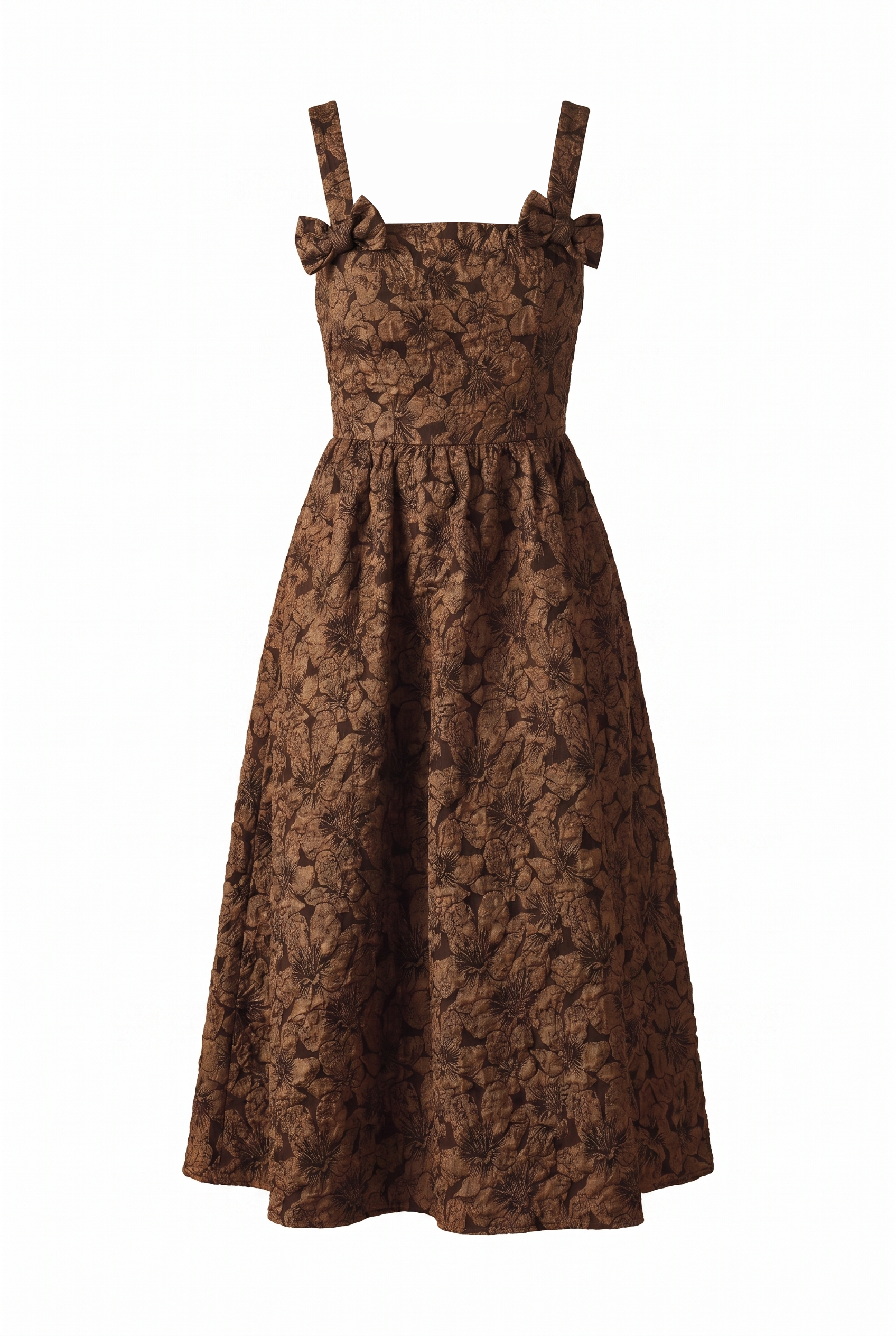 LOST IN TIME WOVEN MIDI DRESS Flying Tomato