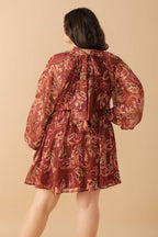 ARTISTIC ESSENCE WOVEN MINI DRESS Flying Tomato