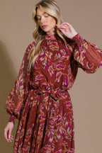 ARTISTIC ESSENCE WOVEN MINI DRESS Flying Tomato